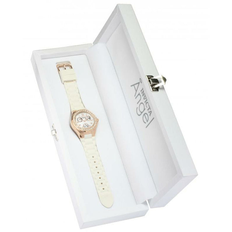 INVICTA Angel 38mm Rose Gold White Watch