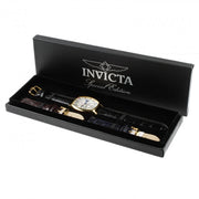 INVICTA Men's Classic Tonneux Leather 43mm + FREE Extra Straps Watch