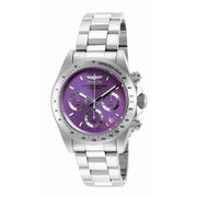 INVICTA Speedway Lady 39mm Silver/Purple Watch