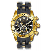 INVICTA Men's Sea Spider 50mm Gold / Black Chronograph 100m Watch