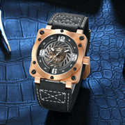 INFANTRY REVOLUTION AVIATEUR FALCON SKELETON ROSE GOLD/BLACK Watch