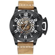 INFANTRY REVOLUTION AVIATEUR THUNDERBIRD SKELETON IONIC/TANNED BROWN Watch