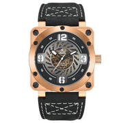 INFANTRY REVOLUTION AVIATEUR FALCON SKELETON ROSE GOLD/BLACK Watch