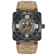 INFANTRY REVOLUTION AVIATEUR FALCON SKELETON IONIC/BROWN Watch