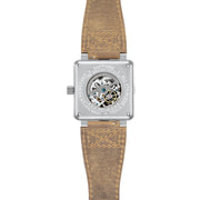 INFANTRY REVOLUTION AVIATEUR FALCON SKELETON SILVER/BROWN Watch