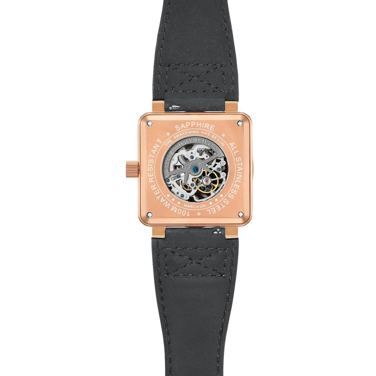 INFANTRY REVOLUTION AVIATEUR FALCON SKELETON ROSE GOLD/BLACK Watch