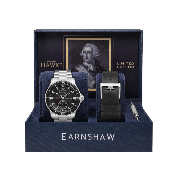 THOMAS EARNSHAW Hawke Power Reserve Petrol Black Watch