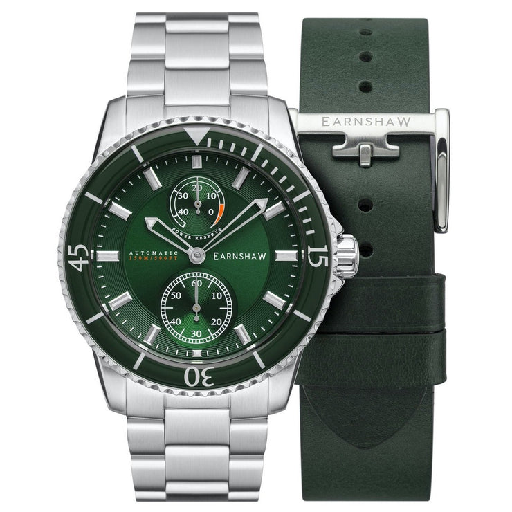 THOMAS EARNSHAW Hawke Power Reserve Lincoln Green Watch