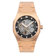 THOMAS EARNSHAW DRAKE SKELETON AUTOMATIC Treasury Rose Gold Watch