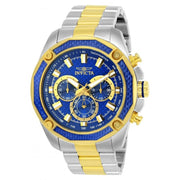 INVICTA Men's Aviator 48mm Gold/Blue Watch