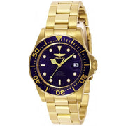 INVICTA Men's Pro Diver 40mm 18k Plated Automatic Blue Watch