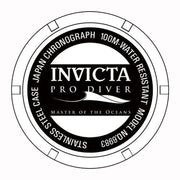 INVICTA Men's Colossus 49.5mm Pro Diver Silicone Black/Gold Watch