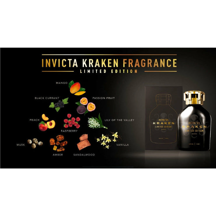 INVICTA Kraken Limited Edition Series Fragrance Aromatic Woody Citrus