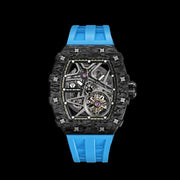 TSAR BOMBA Carbon Fiber 2.0 Men's Automatic Watch TB8209CF-04 Black/Blue