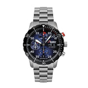 ZEPPELIN Men's Eurofighter Automatic Chronograph Steel Bracelet Watch 7218M3