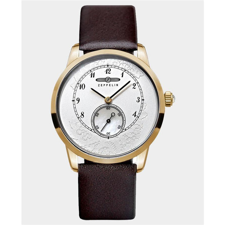 ZEPPELIN Lady Series Viktoria Luise Brown/Gold Watch